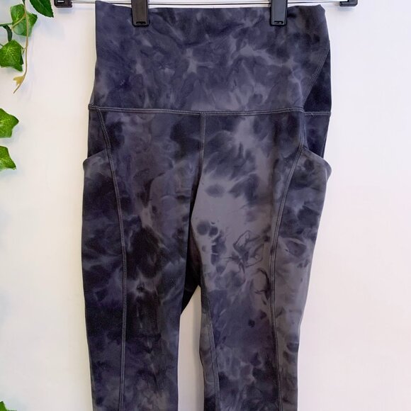 Lululemon Gray Tie Dye Align High-Rise Leggings Size 4 - Picture 4 of 7